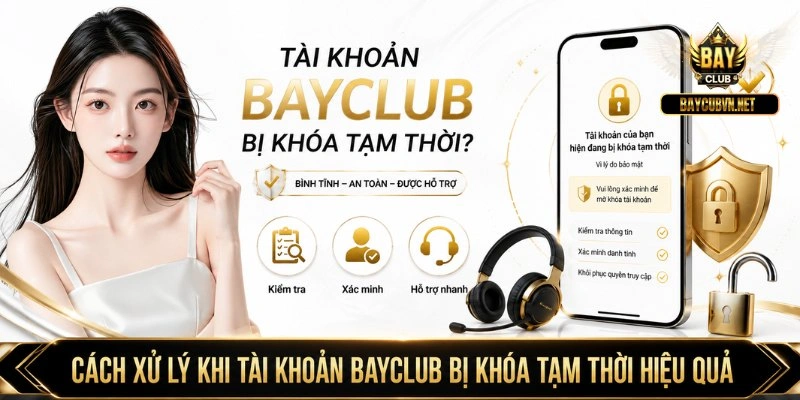 Cách xử lý khi tài khoản BAYCLUB bị khóa tạm thời hiệu quả